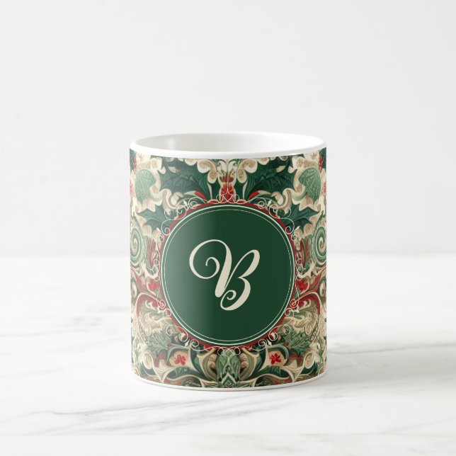 Personalisiert Viktorianisch/klassisch/Vintage Wei Kaffeetasse (Mittel)