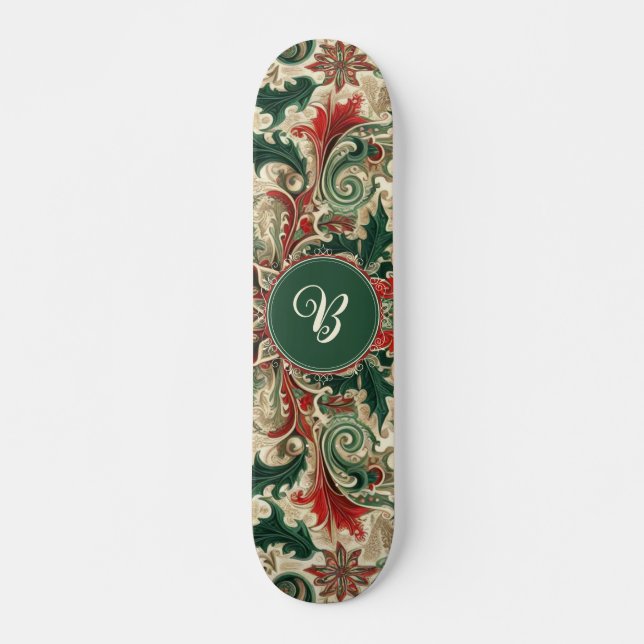 Personalisiert Viktorianisch/klassisch/Vintage Wei Skateboard (Vorne)