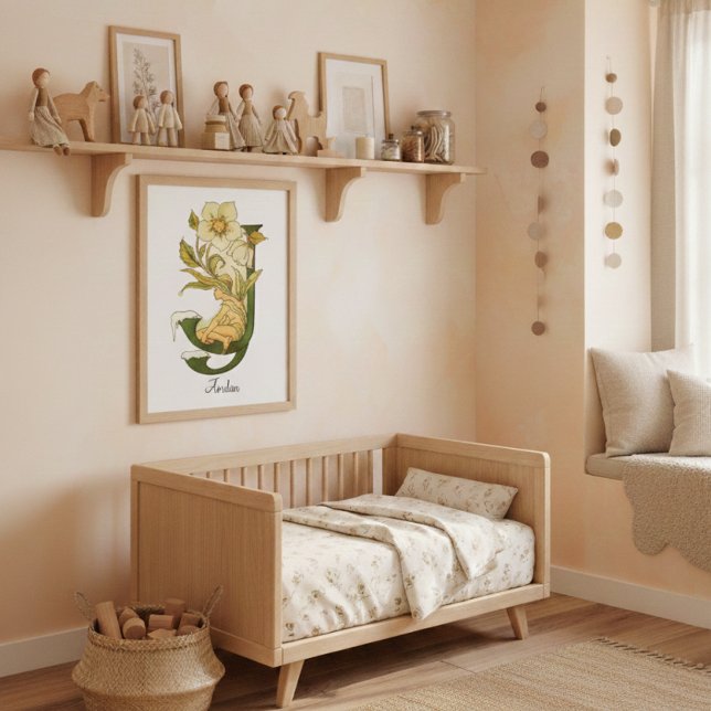 Personalisiert Vintag Alphabet Letter J Poster (Von Creator hochgeladen)