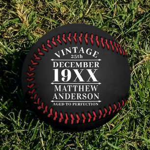 Personalisiert Vintage gealtert bis zur Perfektion Baseball