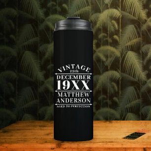Personalisiert Vintage gealtert bis zur Perfektion Thermosbecher