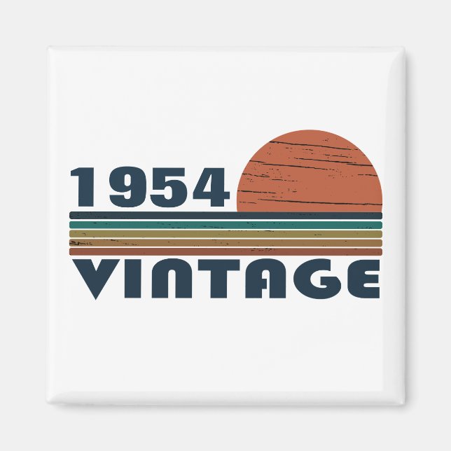 Personalisiert Vintagen 70. Geburtstag Magnet (Vorne)
