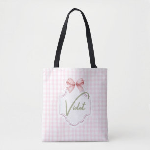 Personalisiert Violet Baby Girl Kinderzimmer Bow&G