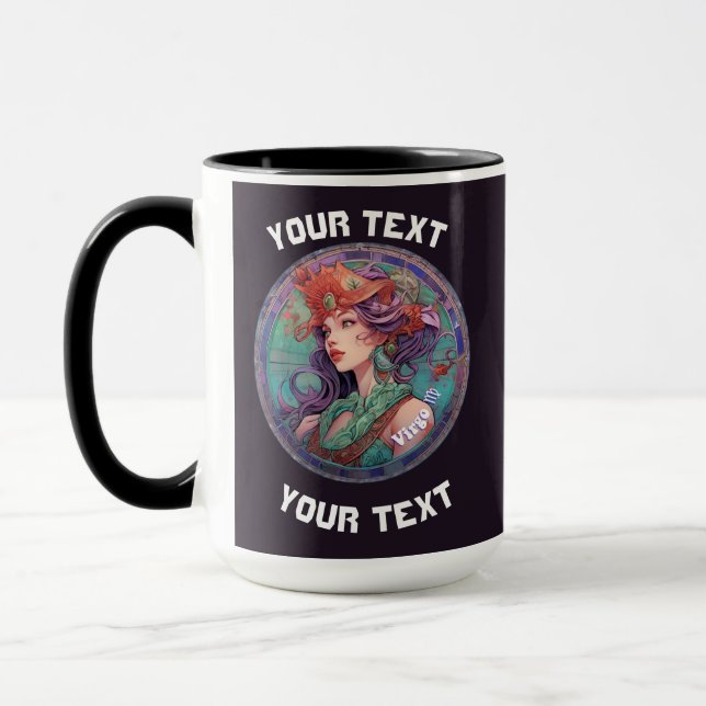 Personalisiert Virgo Zodiac Tasse (Links)