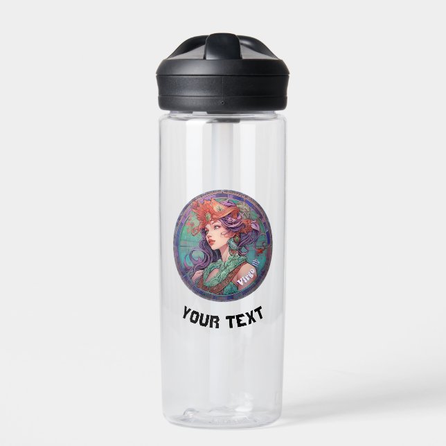 Personalisiert Virgo Zodiac Trinkflasche (Vorderseite)
