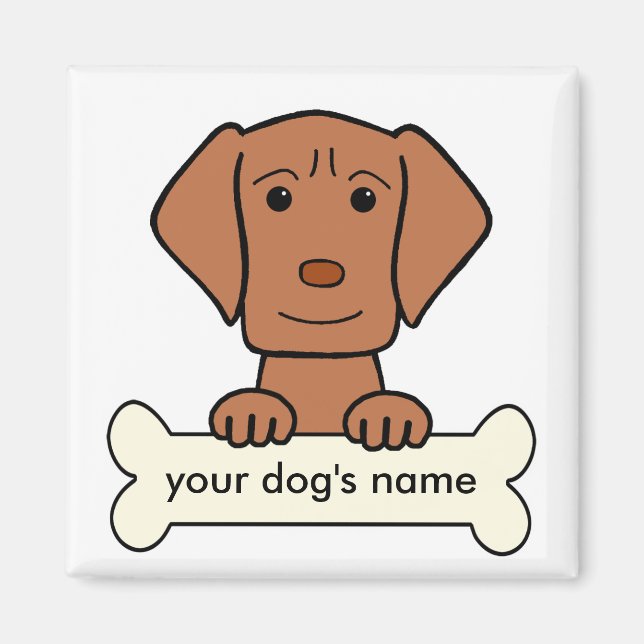 Personalisiert Vizsla Magnet (Vorne)