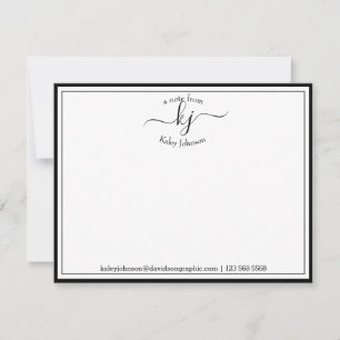 Personalisiert   Vom Schreibtisch der Karte