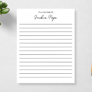 Personalisiert von der Rezeption des 1. Jahrestags Notizblock