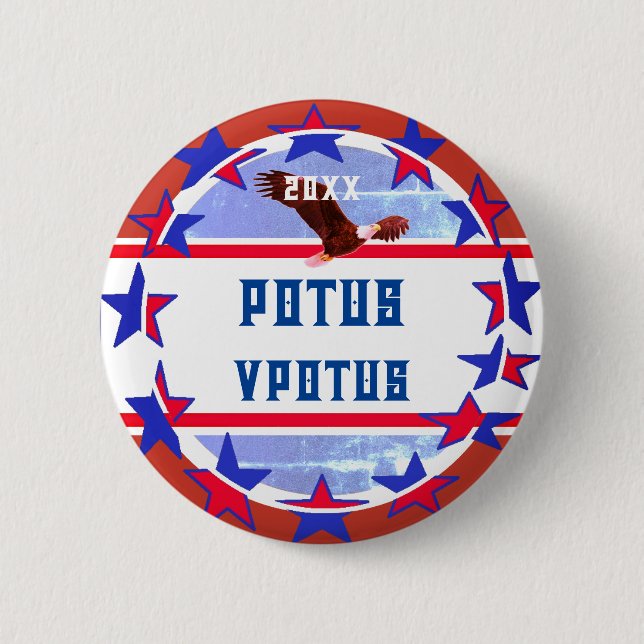 Personalisiert - Wahl Potus - Vize Potus Button (Vorderseite)