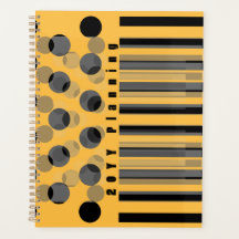 Personalisiert warmes Gelbschwarz Inspiriert