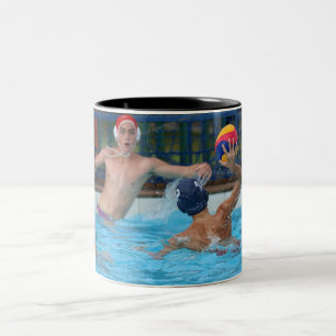 Personalisiert Water Polo Sport Foto Zweifarbige Tasse