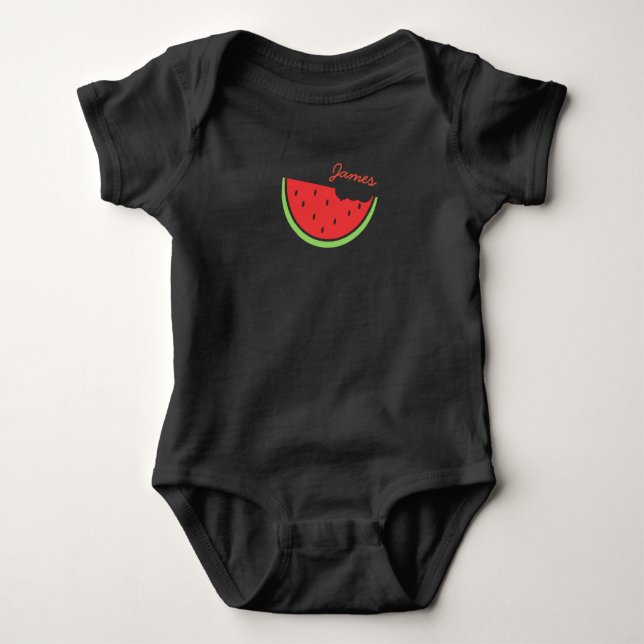 Personalisiert Watermelon Sommer T - Shirt (Vorderseite)