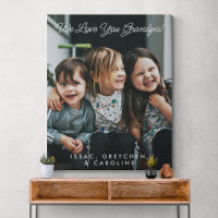 Personalisiert We Liebe You Grandpa Foto Script