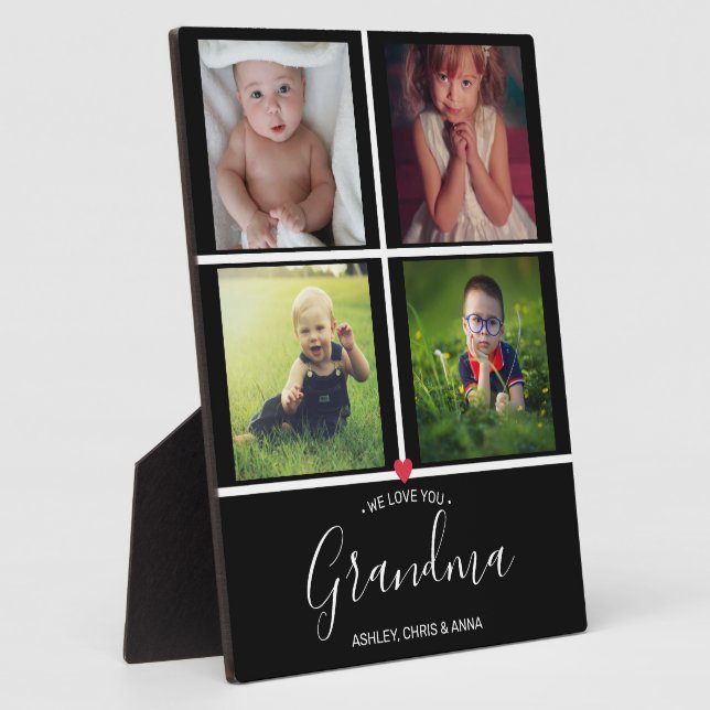 Personalisiert We Liebe You Nana Best Oma Geschenk Fotoplatte (Seite)
