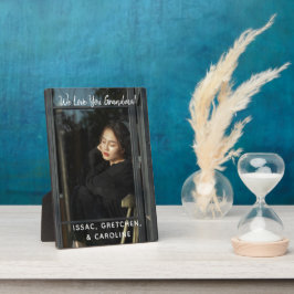 Personalisiert We Liebe You Oma Foto Script Fotoplatte