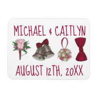 Personalisiert Wedding Bell Blume Bowtie Bouquet