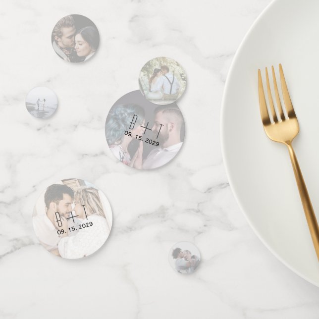 Personalisiert Wedding Foto Confetti Konfetti (Gruppe)