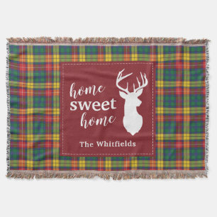 Personalisiert Weihnachten Tartan Clan Buchanan Ka Decke
