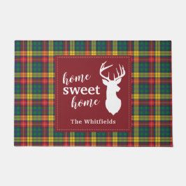Personalisiert Weihnachten Tartan Clan Buchanan Ka Fußmatte