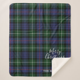 Personalisiert Weihnachten Tartan Clan MacKenzie K Sherpadecke