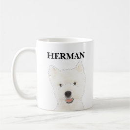Personalisiert Westie West Highland Terrier Kaffeetasse