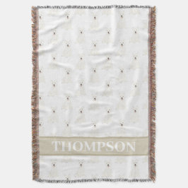 Personalisiert Westie West Highland Terrier Pink Decke