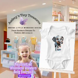 Personalisiert Whimsical Wonders Baby Bodysuit Strampler