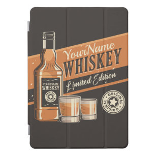 Personalisiert Whiskey Liquor Flasche Western Bar iPad Pro Cover