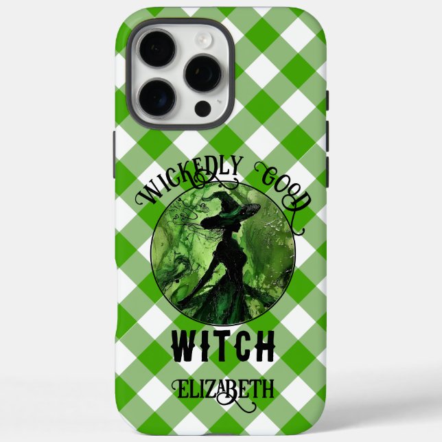 Personalisiert Wickwiederholt Good Hexe Green Ging Case-Mate iPhone Hülle (Rückseite)