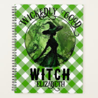 Personalisiert Wickwiederholt Good Hexe Green Ging