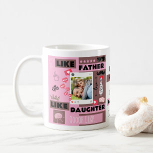 Personalisiert "Wie der Vater, so die Tochter, Oh Kaffeetasse