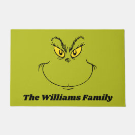 Personalisiert, wie grinch Weihnachtsfoto gestohle Fußmatte