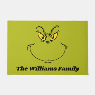 Personalisiert, wie grinch Weihnachtsfoto gestohle Fußmatte