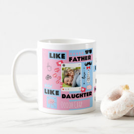 Personalisiert "Wie Vater wie Tochter, Oh Mist" Kaffeetasse