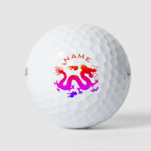 PERSONALISIERT WILSON ULTRA 500 GOLFBALLDRAGON GOLFBALL