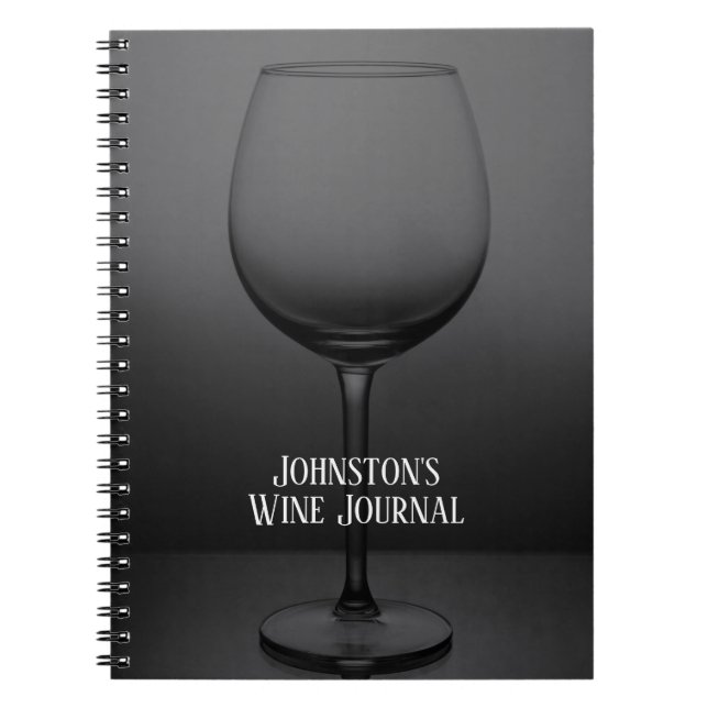 Personalisiert Wine Journal Notizblock (Vorderseite)