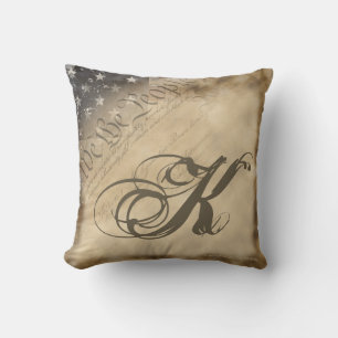 Personalisiert WIR DIE MENSCHEN Amerikanische Fahn Kissen