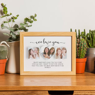 Personalisiert Wir Liebe Sie Mama Poster