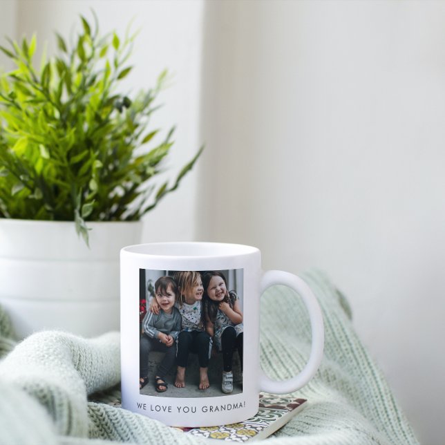 Personalisiert Wir Liebe Sie Oma Foto Einfach Kaffeetasse (Von Creator hochgeladen)