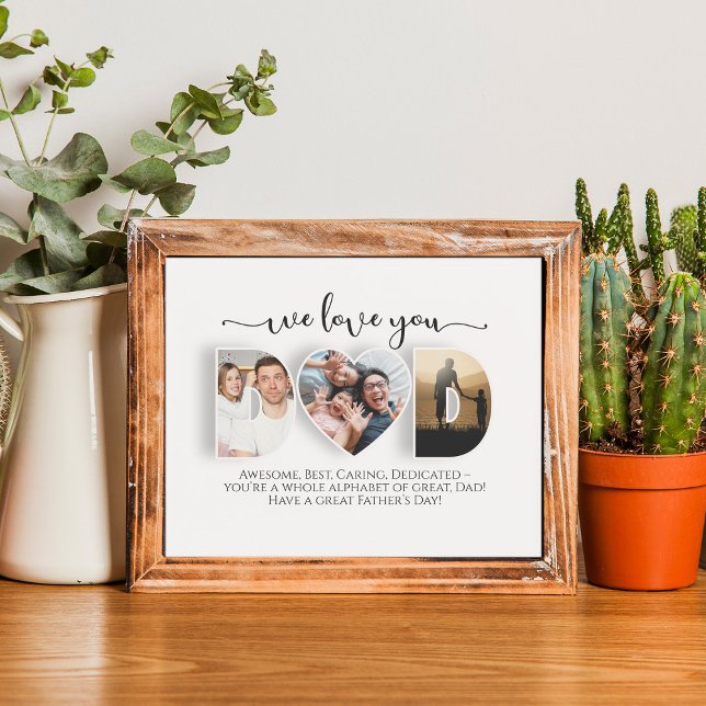 Personalisiert Wir Liebe Sie Vater Poster (Von Creator hochgeladen)