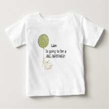 Personalisiert wird ein großer Bruder-T - Shirt