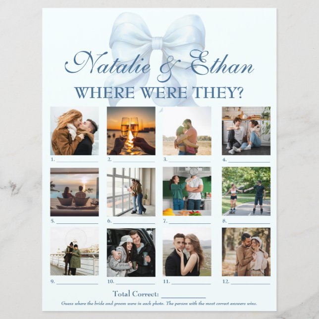 Personalisiert, wo sie Brautparty spielen (Vorderseite)