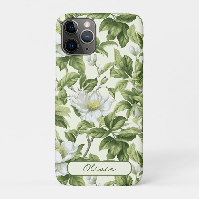Personalisiert Wunderbares klassisches Blumenmuste Case-Mate iPhone Hülle (Rückseite)