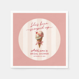 Personalisiert wurde sie ins Brautparty geschoben Serviette