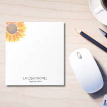 Personalisiert Yoga Instructor Sonnenblume