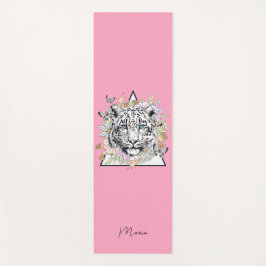 Personalisiert Yoga Mat Individuelle Name White Ti Yogamatte