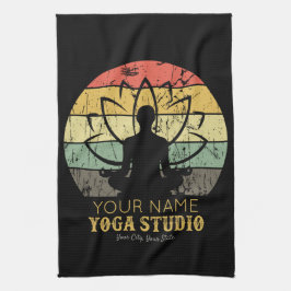 Personalisiert Yoga Studio Fitness Instructor Guru Geschirrtuch