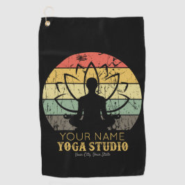 Personalisiert Yoga Studio Fitness Instructor Guru Golfhandtuch