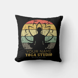 Personalisiert Yoga Studio Fitness Instructor Guru Kissen