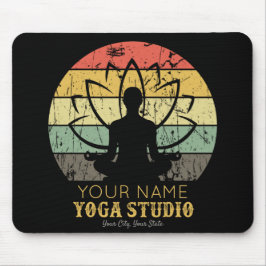 Personalisiert Yoga Studio Fitness Instructor Guru Mousepad